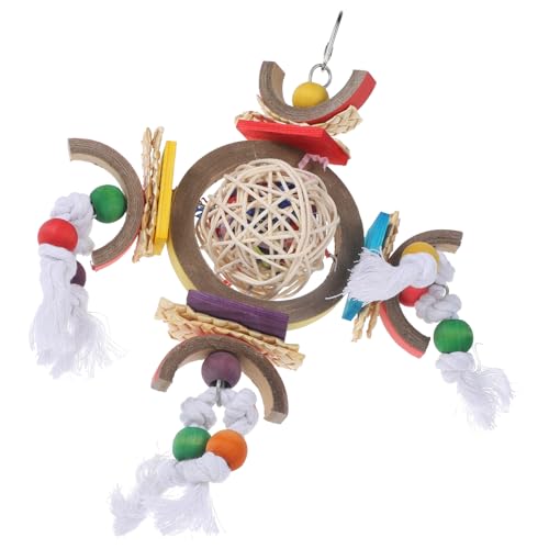 Mipcase Helle Farben Holz Vogel Kauen Spielzeug Papagei Nahrungssuche Spielzeug Vogel Käfig Decor Mipcase Helle Farben Holz Vogel Kauen Spielzeug Papagei Nahrungssuche Spielzeug Vogel Käfig Decor von Mipcase