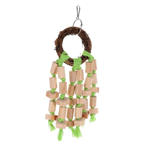 Mipcase Hängendes Papagei-Spielzeug Vogel-kauspielzeug Haustier-kauspielzeug Dekoratives Vogelkäfig-zubehör 10 X 33 cm Mipcase Hängendes Papagei-Spielzeug Vogel-kauspielzeug Haustier-kauspielzeug Dekoratives Vogelkäfig-zubehör 10 X 33 cm von Mipcase