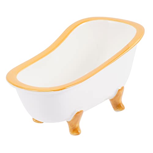 Mipcase Sand Hamster Hamsterhütten Chinchilla-Bett Toilettensandkasten Für Kleintiere Zubehör Für Meerschweinchenkäfige Hamster Sandkasten Pad Nest Für Schlafunterlage Kleine Tiere Schmücken Keramik von Mipcase