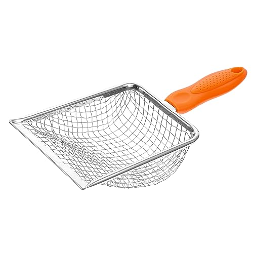 Mipcase Cat Litter Scoop Aus Edelstahl Tragbare Leicht Zu Reinigende Katzenstreuschaufel Mit Feinmaschigem Sieb Für Katzen Und Andere Haustiere Für Pflege Von Katzenklo Und Reptilien von Mipcase