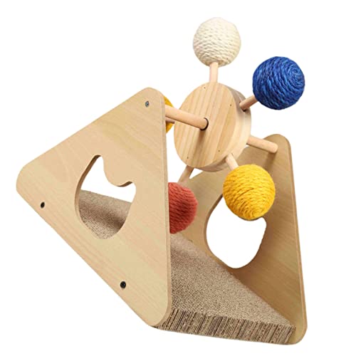 Mipcase Kratzbaum Für Katzen Katzenspielzeug Kratzbaum Für Hauskatzen Holzkratzbrett Katzenübungsspielzeug Zufällige Farbe Mipcase Kratzbaum Für Katzen Katzenspielzeug Kratzbaum Für Hauskatzen Holzkratzbrett Katzenübungsspielzeug Zufällige Farbe von Mipcase