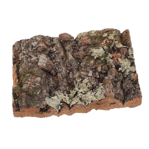 Mipcase Rinde Dekoration Reptilien Habitat Korkbaum Rinde Kletterfläche Reptilien Aquarien Dekoration Aquarium Dekoration dekorative Terrarienrinde Schlangenbaumrinde verstecken Dark Brown von Mipcase