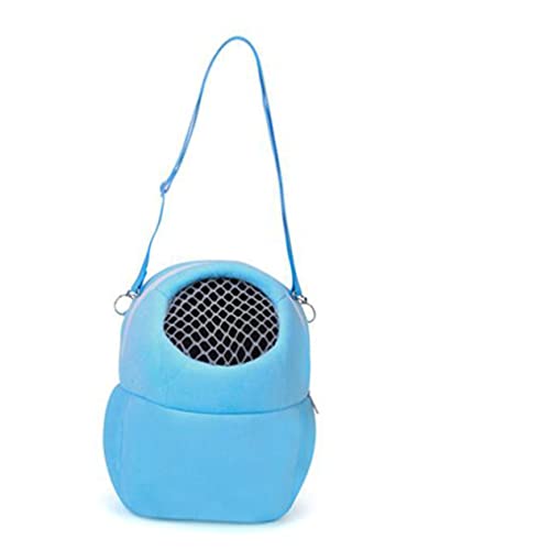 Mipcase Tragbares Nest Für Hamster Eichhörnchen Meerschweinchen Chinchilla Großer Haustier-Rucksack Tragetasche Belüftung Zufällige Farbe von Mipcase