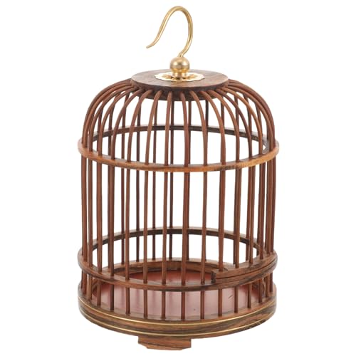 Mipcase Runder Vogelkäfig: Hängender Vogelkäfig Aus Holz Dekorativer Hängender Vogelkäfig Vogelträger Vintage-Vogelkäfig Für Wellensittiche Nymphensittiche Papageien Sittiche Mipcase Runder Vogelkäfig: Hängender Vogelkäfig Aus Holz Dekorativer Hängender Vogelkäfig Vogelträger Vintage-Vogelkäfig Für Wellensittiche Nymphensittiche Papageien Sittiche von Mipcase