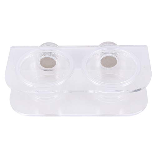 Mipcase Reptilienbedarf Futternapf Und Wassernapf Für Reptilien Futterspender Aus Acryl Für Haustiere Magnetisches Design Für Einfache Platzierung von Mipcase