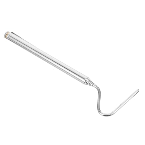 Mipcase Schlangenfänger mit Schlangenhaken aus Edelstahl Schlangenfänger-Greifer zusammenklappbare Stange mit Haken Reptilienfallen Schlangenfangwerkzeug Schlangenhaken einziehbar Silver Mipcase Schlangenfänger mit Schlangenhaken aus Edelstahl Schlangenfänger-Greifer zusammenklappbare Stange mit Haken Reptilienfallen Schlangenfangwerkzeug Schlangenhaken einziehbar Silver von Mipcase