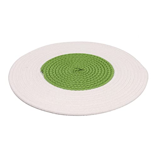 Mipcase Kratzbretter Für Katzen Katzenmatte Kratzen Gestrickte Katzenschlafmatte Krallen Schleifunterlage Katzenbedarf Grün Weiß Mipcase Kratzbretter Für Katzen Katzenmatte Kratzen Gestrickte Katzenschlafmatte Krallen Schleifunterlage Katzenbedarf Grün Weiß von Mipcase