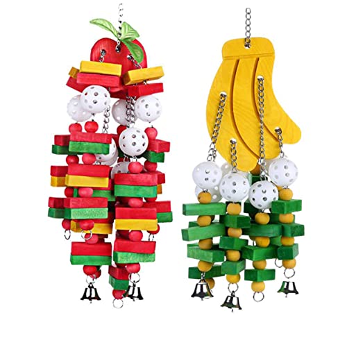 Mipcase Papagei Spielzeug Bundle 2 Stücke Vogel Kauen Spielzeug Obst Formen Spaß Für Ziervögel Mipcase Papagei Spielzeug Bundle 2 Stücke Vogel Kauen Spielzeug Obst Formen Spaß Für Ziervögel von Mipcase