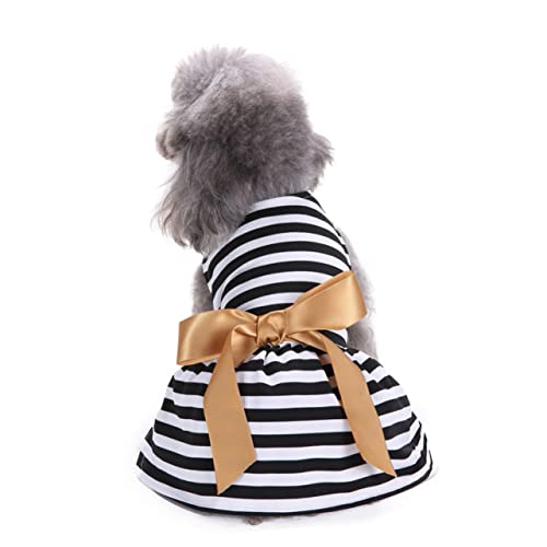 Mipcase Pet Sommerkleid Für Hunde Gestreiftes Ärmelloses Outfit Mit Schleife Elegante Hundekleidung Für Sommer Feiertage Und Fotos Charmante Und Bequeme Mode Für Ihren Liebling Mipcase Pet Sommerkleid Für Hunde Gestreiftes Ärmelloses Outfit Mit Schleife Elegante Hundekleidung Für Sommer Feiertage Und Fotos Charmante Und Bequeme Mode Für Ihren Liebling von Mipcase