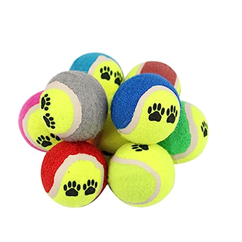 Mipcase 12st Spielzeug Für Haustiere Draußen Spielzeug Kauspielzeug Spielzeug Für Draußen Spielzeug Mit Tennisbällen Spielzeugbälle Für Katzen Ballwerfer Der Hund von Mipcase
