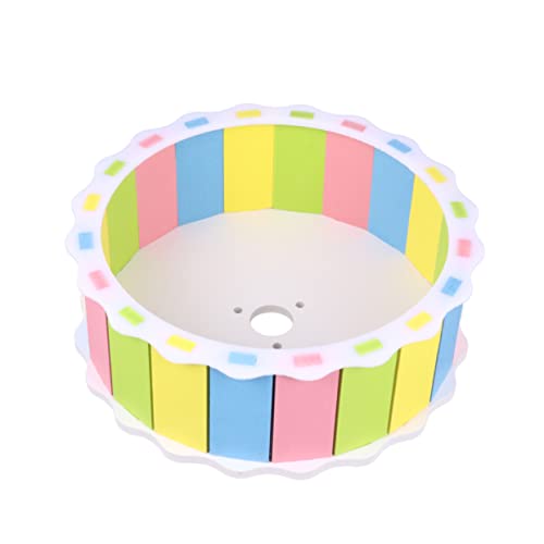 Mipcase Sicheres Leises Hamster-laufrad Aus Holz Haustierspielzeug 17 cm Für Hamster Mäuse Haustiere von Mipcase
