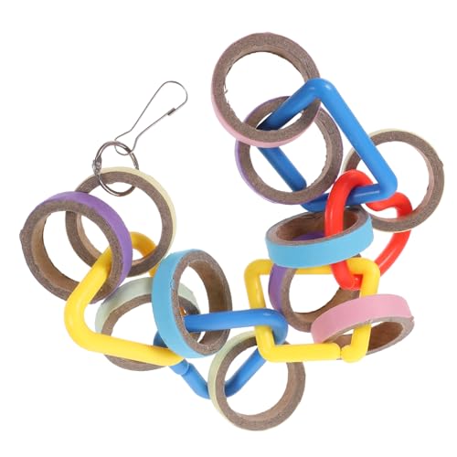 Mipcase Vogelkäfig- Zum Aufhängen Papagei-beißspielzeug Vogel-kauspielzeug Vogel-beißspielzeug Vogelspielzeug Sittich-Spielzeug Großes Vogelspielzeug von Mipcase