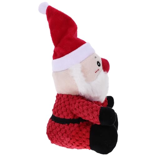 Mipcase Weihnachtsmann Hundespielzeug Aus Quietschendes Kauspielzeug Für Hunde Interaktives Outdoor-Training Spielzeug Für Kleine Und Mittelgroße Hunde Unzerstörbar Und Leicht Zu von Mipcase