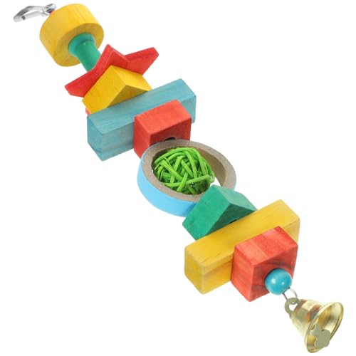 Mipcase Farbige Holzspielzeuge Für Vögel Hängendes Kau Und Beschäftigungsspielzeug Für Papageien Sicheres Und Langlebiges Zubehör Für Vogelkäfige Mipcase Farbige Holzspielzeuge Für Vögel Hängendes Kau Und Beschäftigungsspielzeug Für Papageien Sicheres Und Langlebiges Zubehör Für Vogelkäfige von Mipcase