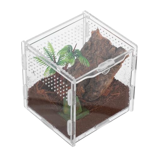 Mipcase Spinnenbox Für Haustiere Reptilienterrarium Springender Spinnenlebensraum Chamäleongehege Springspinne-gehege-Set Mikrohabitat-terrariumgehege Haustierkäfig Acryl Mipcase Spinnenbox Für Haustiere Reptilienterrarium Springender Spinnenlebensraum Chamäleongehege Springspinne-gehege-Set Mikrohabitat-terrariumgehege Haustierkäfig Acryl von Mipcase