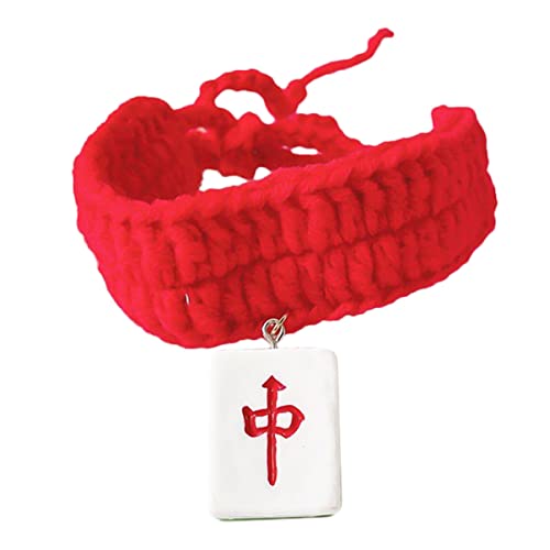 Mipcase Strick Haustiere Katzenhalsbänder Collier Nach Klein Gestrickt Stichworte Name Drinnen Schild Kragen Zubehör Für Haustierkleider Haustierhalsband Stricken Wolle Rot Mipcase Strick Haustiere Katzenhalsbänder Collier Nach Klein Gestrickt Stichworte Name Drinnen Schild Kragen Zubehör Für Haustierkleider Haustierhalsband Stricken Wolle Rot von Mipcase