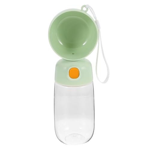 Mipcase Tragbare Wasserflasche Für Hunde Wassernapfspender Für Hunde Für Unterwegs Wasserspender Für Hundeflaschen Tragbare Haustierwasserflasche Hundetrinkflasche Tragbar STK Light Green von Mipcase