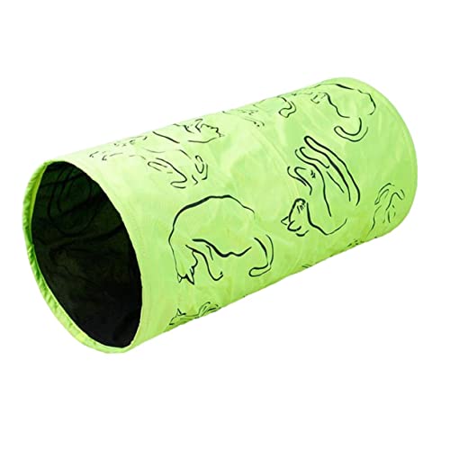 Mipcase Lustiger Haustier-hundetunnel Katzentunnel 2 Löcher 50 X 25 cm Spieltunnel Für Spaß von Mipcase