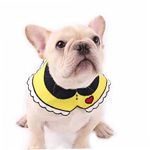 Mipcase Haustier-Halstuch Modisches Lätzchen Für Hunde Haustierhalsband Speicheltuch Für Haustiere Katzen Verstellbar Für Kätzchen/welpen Bequem Und Leuchtend Gelb Größe L Mipcase Haustier-Halstuch Modisches Lätzchen Für Hunde Haustierhalsband Speicheltuch Für Haustiere Katzen Verstellbar Für Kätzchen/welpen Bequem Und Leuchtend Gelb Größe L von Mipcase