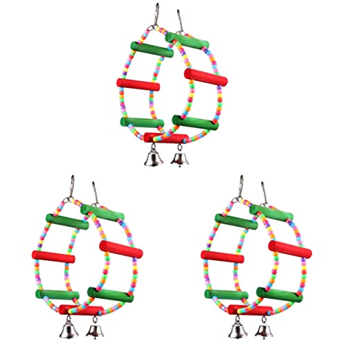 Mipcase 3st Haustier Papagei Riesenrad Spielzeug Schaukelständer Papageien Spielzeug Kauhabitat Für Vögel Vogel, Der Holz Kaut Papageienschaukel Kletterzubehör Vogelkäfig Holzrahmen Bambus Mipcase 3st Haustier Papagei Riesenrad Spielzeug Schaukelständer Papageien Spielzeug Kauhabitat Für Vögel Vogel, Der Holz Kaut Papageienschaukel Kletterzubehör Vogelkäfig Holzrahmen Bambus von Mipcase