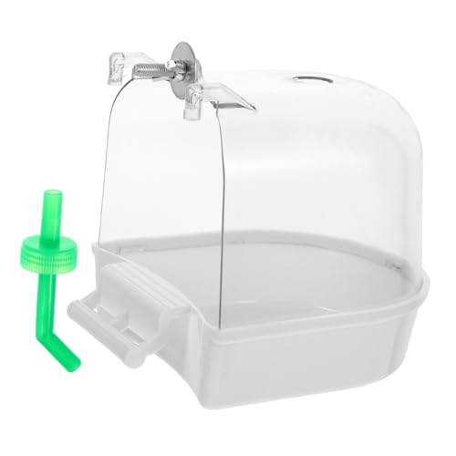 Mipcase Vogelbad Für Käfig Hängende Vogelbadewanne Papageienzubehör Kleines Vogelduschbecken Vogel Badewanne Haustier-Vogel-badewanne Kleiner Vogelduschenwürfel Vogeltränkebecken Abs Weiß Mipcase Vogelbad Für Käfig Hängende Vogelbadewanne Papageienzubehör Kleines Vogelduschbecken Vogel Badewanne Haustier-Vogel-badewanne Kleiner Vogelduschenwürfel Vogeltränkebecken Abs Weiß von Mipcase