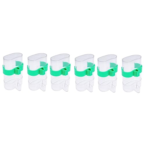 Mipcase 6 STK Vogel Wasserflasche Haustier Wasserflasche Automatische Vogelwasserflasche Futterautomat Für Haustiere Taubenwasser Feeder Kaninchenfutter Tierwelt Spender Vogelfutter von Mipcase