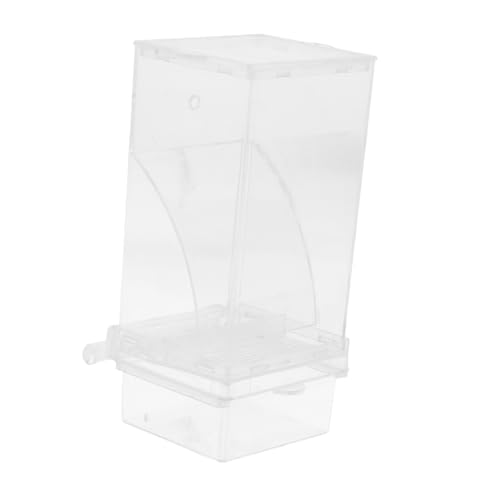 Mipcase Automatischer Vogel Futterspender Mit Transparentem Design Messfreier Wasserspender Für Wellensittiche Und Papageien Stilvolles Käfigzubehör Für Ihr Zuhause von Mipcase