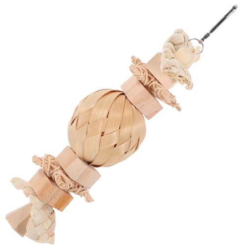 Mipcase Bird Parrot Kauspielzeug Aus Naturholz Hängendes Spielzeug Für Vögel Dekoratives Und Unterhaltsames Kauwerkzeug Für Papageien Und Sittiche Bietet Beschäftigung Und Spaß Mipcase Bird Parrot Kauspielzeug Aus Naturholz Hängendes Spielzeug Für Vögel Dekoratives Und Unterhaltsames Kauwerkzeug Für Papageien Und Sittiche Bietet Beschäftigung Und Spaß von Mipcase