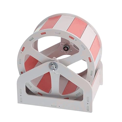 Mipcase Laufrad Für Haustiere Laufrad Für Hamster Sportspielzeug Einfach Am Käfig Zu Befestigen Leises Design Weiß von Mipcase