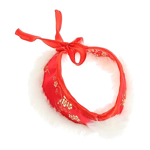 Mipcase Warmpelzkragenkragen Junge klein Flauschiges Haustierhalsband für Chat Name weihnachtsdeko Neujahrskragen festliches Katzenhalsband Haustierhalsband im chinesischen Stil Acryl rot Mipcase Warmpelzkragenkragen Junge klein Flauschiges Haustierhalsband für Chat Name weihnachtsdeko Neujahrskragen festliches Katzenhalsband Haustierhalsband im chinesischen Stil Acryl rot von Mipcase
