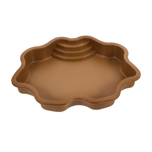 Mipcase Wassernapf für Reptilien Wasser- Schildkröte Bartagamenbad Gericht Reptilienbadebecken mit Rampe große Reptilien-Wasserschale zum Einweichen Abs Light Brown Mipcase Wassernapf für Reptilien Wasser- Schildkröte Bartagamenbad Gericht Reptilienbadebecken mit Rampe große Reptilien-Wasserschale zum Einweichen Abs Light Brown von Mipcase