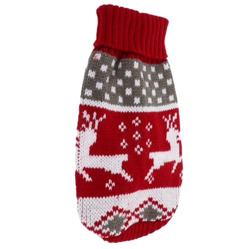 Mipcase Weihnachten-Haustier-Pullover Strickpullover Für Hunde Und Katzen Weihnachtskleidung Für Haustiere Rentier-hundekostüm Muskelshirt Haustierbedarf Hündchen Haustierzubehör Wollacryl Mipcase Weihnachten-Haustier-Pullover Strickpullover Für Hunde Und Katzen Weihnachtskleidung Für Haustiere Rentier-hundekostüm Muskelshirt Haustierbedarf Hündchen Haustierzubehör Wollacryl von Mipcase