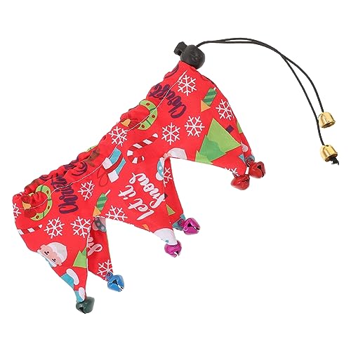 Mipcase Weihnachtskatzenschal Abreißbares Haustierhalsband Bequemes Haustierhalsband Katzenhalsbänder Für Mädchen Halsband Für Haustiere, Schal Süße Große Katze Skelett Baby Polyester von Mipcase