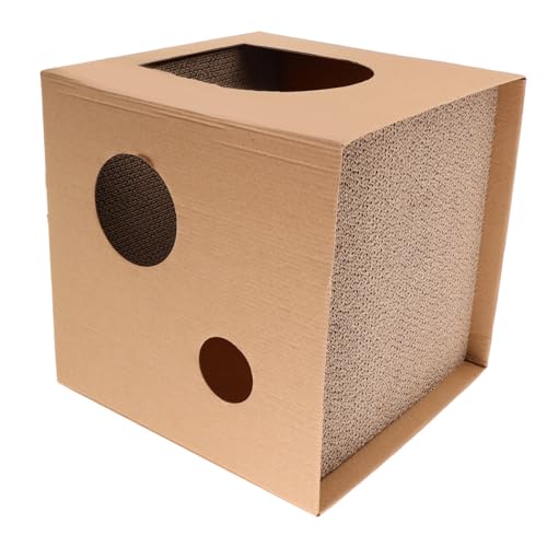 Mipcase Wellkarton Katze Kratzer Nest Multi Funktionaler Katzenkratzbettkratzpolster Für Haustierzubehör Mipcase Wellkarton Katze Kratzer Nest Multi Funktionaler Katzenkratzbettkratzpolster Für Haustierzubehör von Mipcase