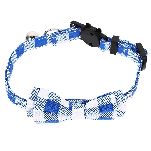 Mipcase Katzenhalsband Mit Süßer Fliege Und Glöckchen Größenverstellbar Weiches Material Für Kätzchen Und Outdoor-aktivitäten von Mipcase