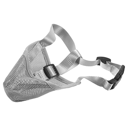 Mipcase atmungsaktiver Maulkorb Grauer Hundemaulkorb Atmungsaktiver Hundemaulkorb Verstellbarer Hundemaulkorb Kauen Pfote züchten Gebell Maulkorb für Hunde Maschenhund -Mündung PVC Grey Mipcase atmungsaktiver Maulkorb Grauer Hundemaulkorb Atmungsaktiver Hundemaulkorb Verstellbarer Hundemaulkorb Kauen Pfote züchten Gebell Maulkorb für Hunde Maschenhund -Mündung PVC Grey von Mipcase