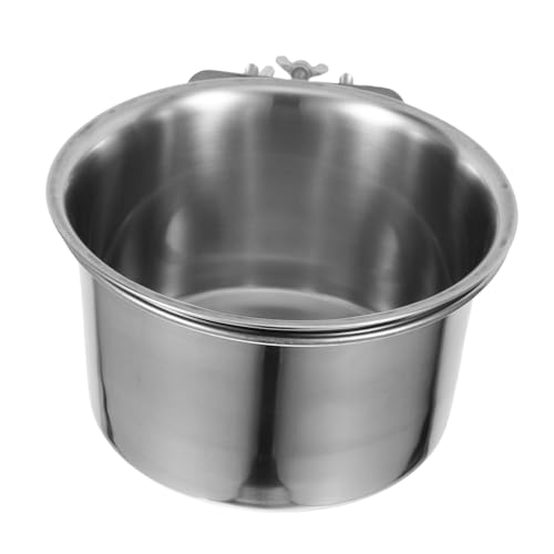 Mipcase hängender Hundenapf Hundekäfig Wassernapf Hundenäpfe Hundenapf mit Halterung Mittel groß montieren Hundehüttenschüsseln Hundefutterschalen Rostfreier Stahl Silver Mipcase hängender Hundenapf Hundekäfig Wassernapf Hundenäpfe Hundenapf mit Halterung Mittel groß montieren Hundehüttenschüsseln Hundefutterschalen Rostfreier Stahl Silver von Mipcase