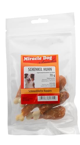 Miracle Dog Hühnerschenkel | im Vorratspack | 24 x 70g - 1,68kg von Miracle Dog