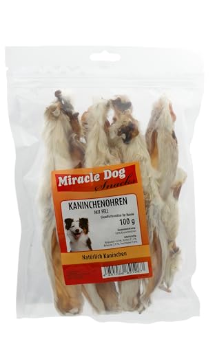 Miracle Dog Kaninchenohren mit Fell 20 x 100g Miracle Dog Kaninchenohren mit Fell 20 x 100g von Miracle Dog