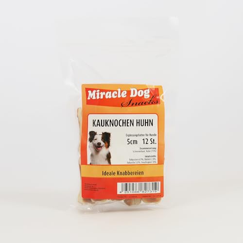 Miracle Dog Kauknochen Huhn 8 x 5cm 12St von Miracle Dog