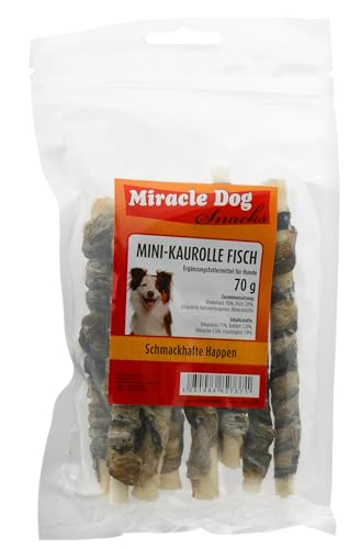 Miracle Dog Mini-Kaurolle Fisch | im Vorratspack | 24 x 70g - 1,68kg Miracle Dog Mini-Kaurolle Fisch | im Vorratspack | 24 x 70g - 1,68kg von Miracle Dog