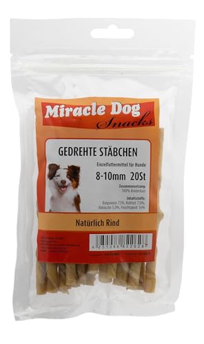 Miracle Dog gedrehte Stäbchen 10 x 20St Miracle Dog gedrehte Stäbchen 10 x 20St von Miracle Dog