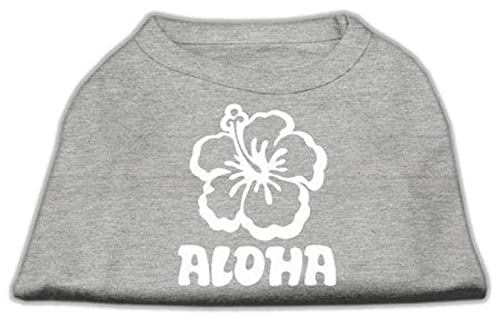 Mirage Aloha Flower Siebdruck-Hemd, Größe M, Grau Mirage Aloha Flower Siebdruck-Hemd, Größe M, Grau von Mirage Pet Products