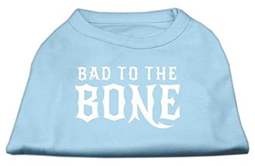 Mirage Bad to The Bone Hunde-Shirt, Größe XS, Babyblau von Mirage Pet Products