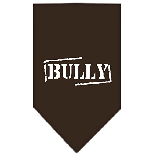 Mirage Bully Hundehalstuch, Siebdruck, Größe L, Kakao von Mirage Pet Products