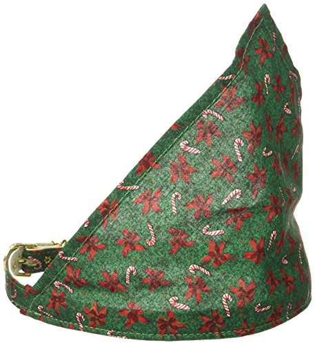 Mirage Candy Cane Bandana Halsband, 56 cm, Grün von Mirage Pet Products