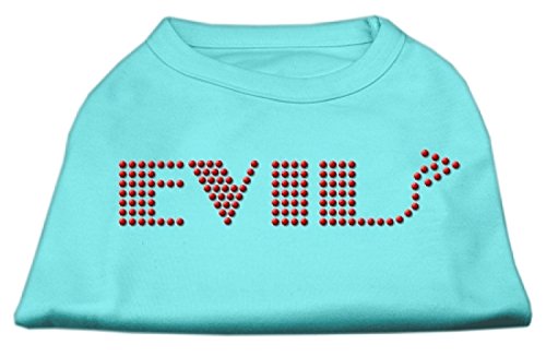 Mirage Evil Hunde-Shirt, Strass, Größe XL, Aqua von Mirage Pet Products