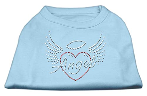 Mirage Hunde-Shirt, Engel-Herz, Strass, Größe XXXL, Babyblau von Mirage Pet Products