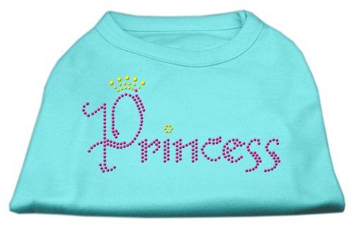 Mirage Hunde-Shirt, Prinzessin, Strass, Größe XXL, Aqua von Mirage Pet Products