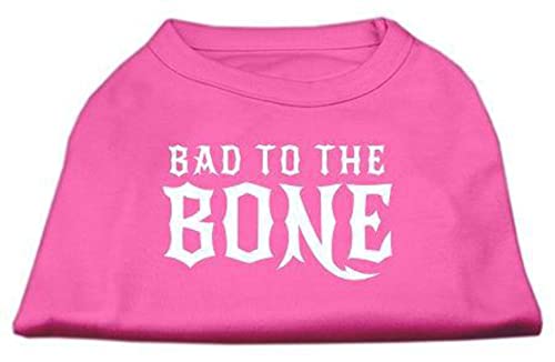 Mirage Bad to The Bone Hunde-Shirt, Größe L, Hellrosa von Mirage Pet Products
